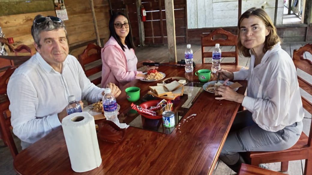 Authentic Amazon food on the tour